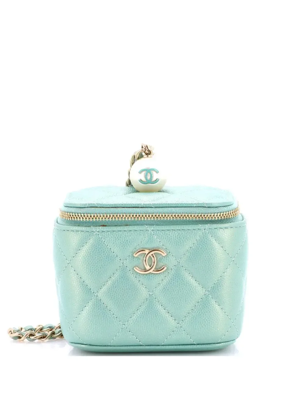 Chanel Classic Pearl Vanity Case With #327422C33B